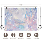 LB0102 Dreamland Castle Theme Backdrop